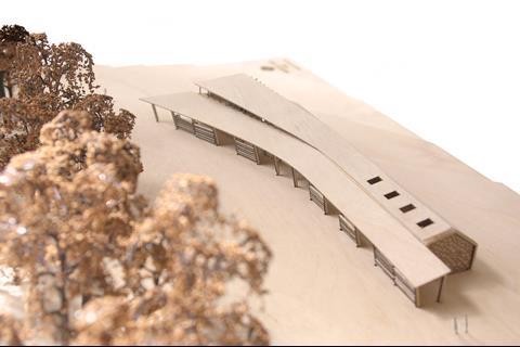 Mark Wray Architects - winning scheme for Langley Vale Wood visitor hub